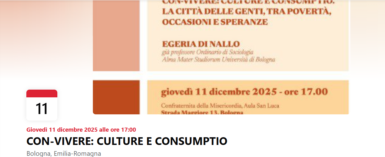 Con-vivere - Culture e consumptio